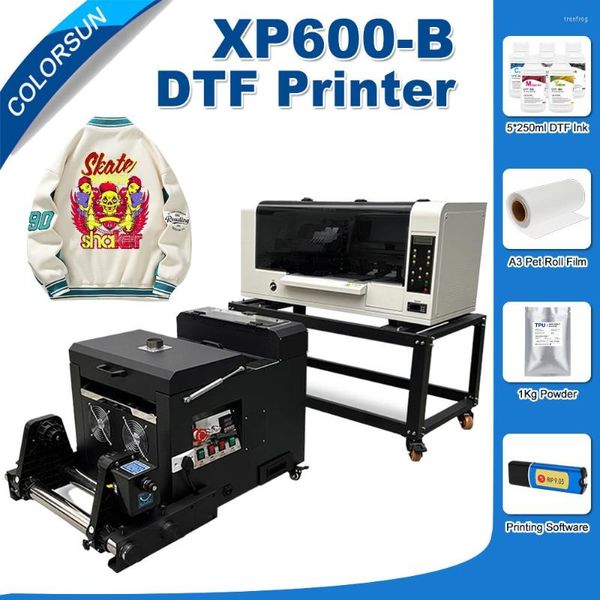 Impresora Colorsun DTF A3 (12 pulgadas) XP600, máquina de impresión directa a película PET para camisetas, sudaderas con capucha, sombrero, zapatos, chaqueta