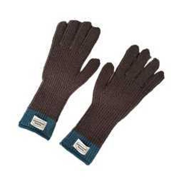 Guantes de cinco dedos con pantalla táctil a juego con dedos divididos Guantes cálidos de otoño e invierno Multicolor opcional 9Q8RS