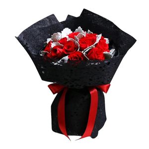 Kleur uitgehold inpakpapier een set van tien bladen bruiloft valentines dag bloemist bloem verpakking materiaal nieuwe aankomst 20 92hx j2