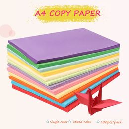 Impression colorée de différentes couleurs doubles côtés artisanat origami et papier d'impression a4 copie en papier artisanat décoration