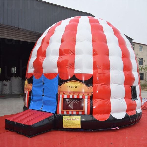 Coloridos trampolines comerciales Disco Dome Music Bouncy Castle Party Bouncer a la venta