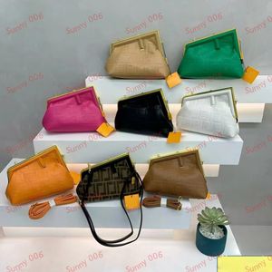 Kleurrijke Designer Handtassen Clutch Bag Metaal Zomen Leer Mode Luxe Dames Afneembare Enkele Schoudertassen Portemonnee Cosmetische Tas