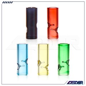 Kleuren Bakverf Mini Glazen Filtertips Grootte Met 30 mm x 11 mm Rookaccessoires Sigarettenfilters Voor Tabak Droge Kruid Vloei