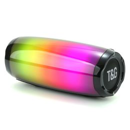 Kolom RGB Sound Box Waterdichte draagbare Bluetooth -luidsprekers Outdoor Wireless Speaker Subwoofer Super Bass TG366