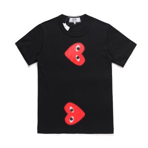 Com masculin de créateur t-shirts des garcons CDG Invader Artist Edition - XL tout nouveau maillot de jeu Little Red Heart Fashion T-shirt 7290 Tshirt