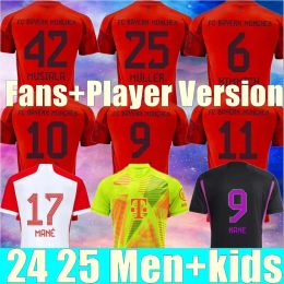 Coman 2023 2024 2025 Voetbalshirt Goretzka Gnabry Minjae Jersey23 24 25 Soccer Jerseys Bayern Sane Kimmich München Muller Daviess-2xl Kane Musiala