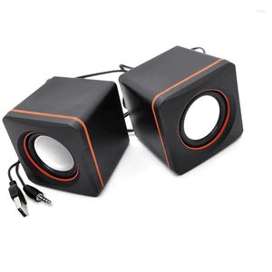 Combinatie luidsprekers 2023 MINI COMPUTER USB SPREKER Box Outdoor Portable Home Subwoofer PC Laptop Tablet 3d Stereo HiFi Sale