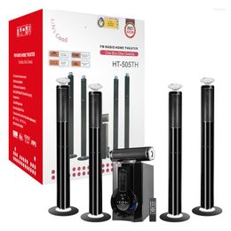 Combinatie luidsprekers Life's Good HT-505e perfecte creatieve houten karaoke 5.1 Tower Home System te koop