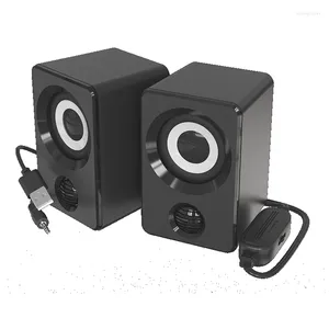 Altavoces combinados X9 Computadora de escritorio Mini altavoz Portátil USB Audio con cable Subwoofer pequeño