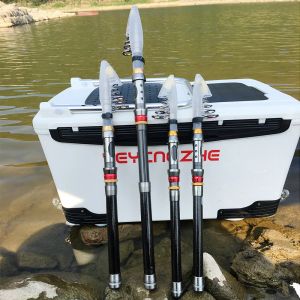 Combo Sea Telescopic Fishing Rods Carp Fishing Spin Rod Short Spining Casting Feeder Stang voor vishelten Travelgereedschap