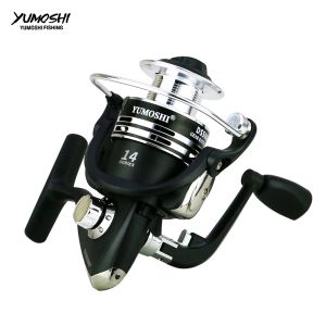 Combo yumoshi 10007000 14 Ball Bearing Trolls Carpe Reel Feeder All Metal Spinning Fishing Reels Fishing Reel Reel