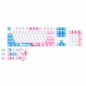 Combos 116 touches Sakura Tree Love Keycaps PBT Dye Sub Setfeset Keyset OEM Profil pour le clavier mécanique RK61 Gans 60 64 87 96 98 104 108
