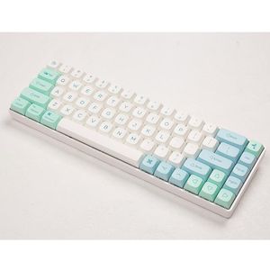 Combo's 136 toetsen Mint Ice XDA Profiel KeyCaps Aangepaste PBT KeyCaps voor mechanische toetsenbordsublimatie Personaliseer KeyCap personaliseren