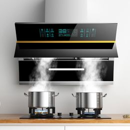 Combos 750 mm de gamme Hotte pour cuisine grande aspiration de capuche d'extracteur de capuche de capuche intégrée de capuche à la maison
