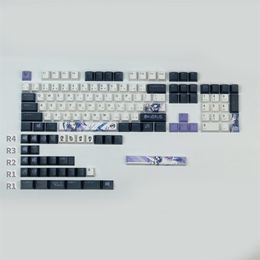 Combo's Anime Personaliseer PBT KeyCaps Dyesublimation Mechanische toetsenborden Key Cap Cherry Profile voor MX Switch GH60 64 68 84 87 104