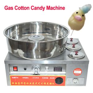 Combos Comercial de acero inoxidable Gas Algody Candy Candy Candy Machine Machine Fancy Cepilled Cody Machine 1 PC