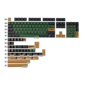 Combos GMK Hero Keycap 142 touches Cherry Profil Dye Subbed PBT ISO Entrez pour le clavier mécanique de jeu GH60 GK61 64 68 75 82 96 104