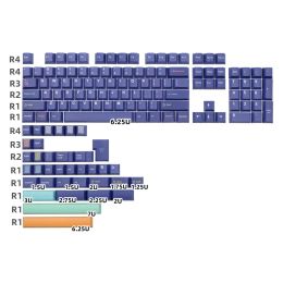 Combos GMK Serenity KeyCaps Clone Cherry Perfil 140 Keys Inglés ISO Ingrese PBT KeyCap para GH60 GK61 64 68 75 82 84 96 104 108 Teclado