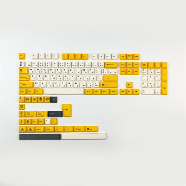 Combos GMK Serika Keycaps PBT PBRY Profil Dyesublimation Key Cap avec 1,75U 2U Shift 7U Space Bar pour MX Switch Mechanical Clavier