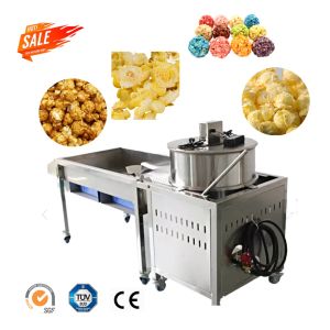 Combos industriels gastronomie pop-corn fabrication de machine commerciale machine à gaz automatique à gaz automatique