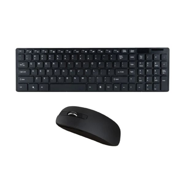 Combos k06 2,4 GHz clavier sans fil et ensemble de souris ultrathin pour le kit de souris clavier dédié à bureau de bureau d'affaires