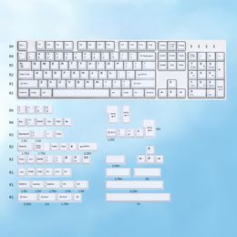 Combos KBDfans WOB/BOW PBT Teclas Doubleshot compatibles con 61/63/64/67/68/84/96 teclas y diseño HHKB para teclado mecánico