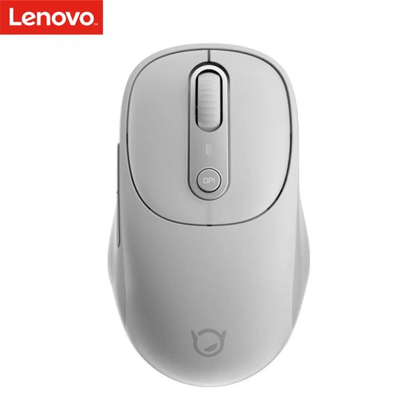 Combos Lenovo Xiaoxin Plus Bluetooth Mouse Botón de silencio Luz de sonido Portable de diseño ergonómico juego de oficina universal mouse