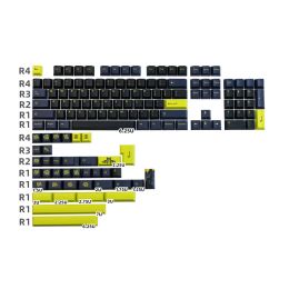 Combos keyboard mécanial keycap Profil de cerise de cerise gmk nightrunner keycaps iso Entrée 2U 2.25U 2.75U 3U 6.25U 7U Keys de barre d'espace