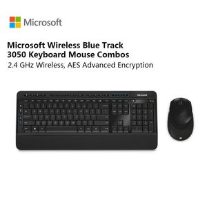 Combos Microsoft Wireless Blue Track 3050 Teclado Ratón Combos Multimedia Wireless 3000 Edición Actualizada