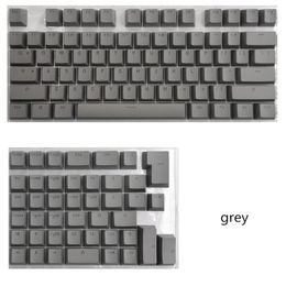 Combo PBT Keycaps Voor Mini Mechanische Toetsenbord Pak Voor 61/64/68/71/82/84 Layout Toetsenbord Met Transparante RGB Letters