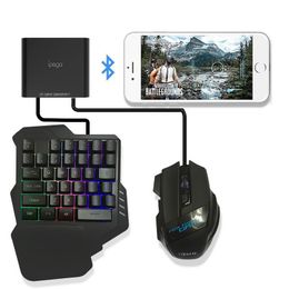 Combo's PUBG Mobiele Gamepad Controller Toetsenbord Muis Converter Extra adapter voor Android-telefoon naar pc Bluetooth 4.0 Plug en Play