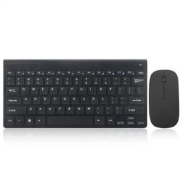 Combos Rapoo 8210M Kit de clavier sans fil multidevice et de souris ABNT2 Portugais Brésil noir couleur avec touches multimédias