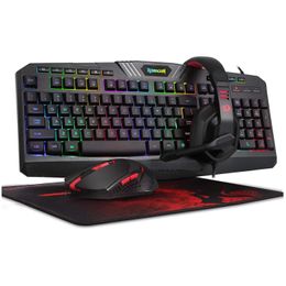 Combos Redragon S101 Wired RGB RECUESTO TECLADO DE GAMING GAMING GAMING GAMING PAD COMBO COMBOLO TODO EN EL PULLO DE GAMER DE LA PC WINDOW