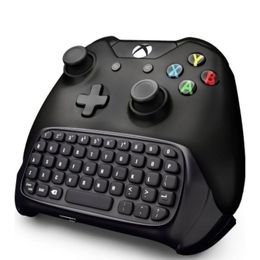 Combo's Soonhua Black 47 Keys 2.4G USB Wireless Chatpad Message Keyboard Toetsenbord voor Xbox One Game Controller Draadloos toetsenbord