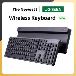 Combos ugreen keyboard souris sans fil 2.4g keycap russe anglais pour le travail accessoires PC de bureau souris 104 clavier de membrane clés