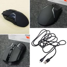 Combos ligne de souris USB 1.8m, câble de chargement, fil noir, pièces de rechange pour souris série Steel Rival 600/650