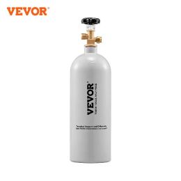 Combos Vevor 5 lb réservoir CO2 Cylindre de gaz en aluminium Brand Cylindre de CO2 avec réservoir de CO2 de revêtement gris avec soupape CGA320