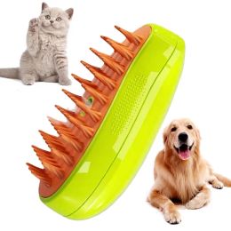 Combs Cat Hair Brush met stoomboot katborstels voor binnenkatten die 3 in1 hondenstoombootborstel vergieten voor massage Pet verzorging kattenborstel