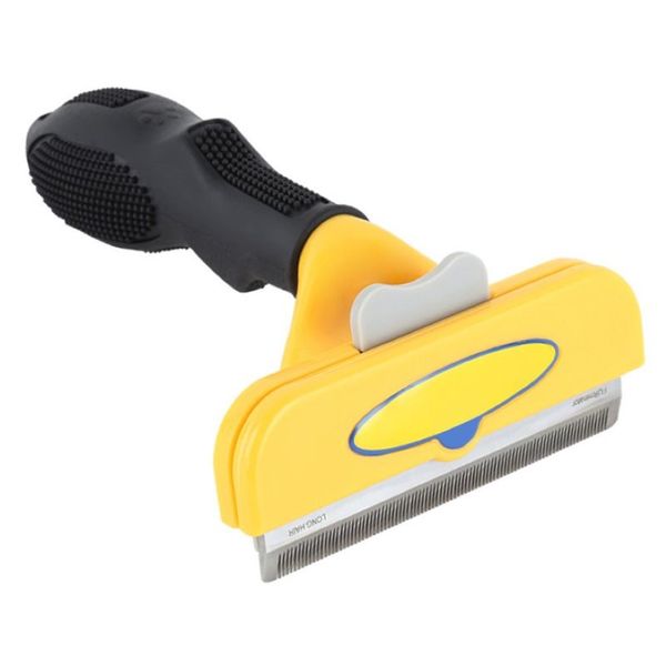 Peignes épilateur de poils de chien, brosse à poils de chat, outils de toilettage, fixation de tondeuse détachable, peignes pour animaux de compagnie, fourniture 202K