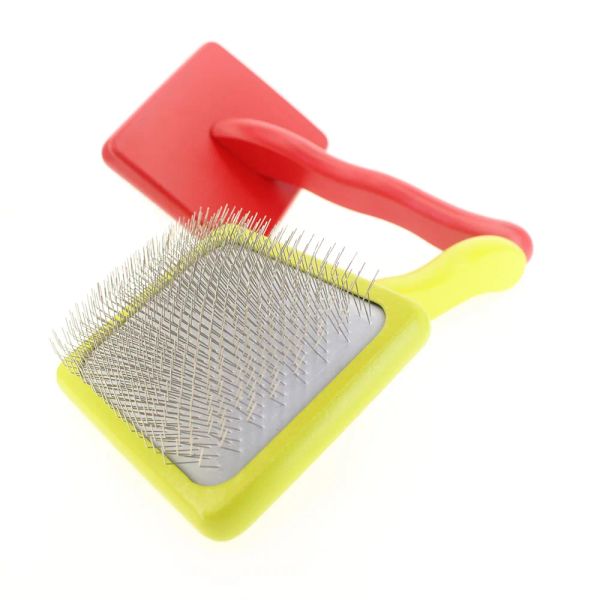 Combs New Professional Pet Slicker Brush Massage Soft Grooming Pins de acero inoxidable Cat Dematting Scheding Fur Undertoat