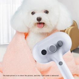Combs Pet Spray Comb -borstel voor hondenkatten Kam Pet Hair Roller zwevende haarverwijderingskam met USB Charge Pet Care Pet Supplies