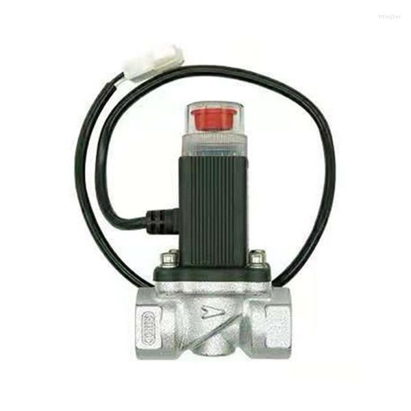 Alarma de gas combustible con válvula de corte/solenoide 80db Lould Ararm hogar LPG/Natural/sensor de carbón