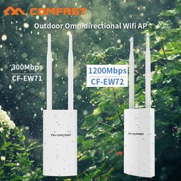 Comfast 300Ms1200Ms Draadloze Wifi Repeater Outdoor 24 58Ghz High Power Waterdichte Straat Extender Router Antenne AP 240113