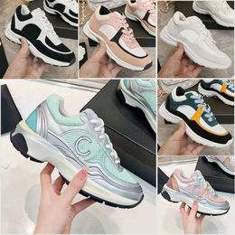 Comfort Channel Designer Dames Casual Outdoor Loopschoenen Reflecterende Sneakers Vintage Suède Leer en Heren Trainers Mode Derma