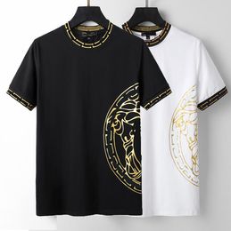 Couleurs de confort t-shirts groupe Tshirts Men 2023 Tops en noir et blanc de printemps d'été pour hommes à manches courtes à manches courtes