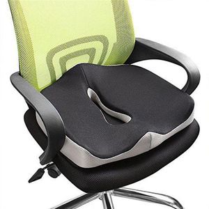 Coussin de siège en mousse à mémoire de confort Coccyx chaise de bureau orthopédique siège de voiture coussin de dos coccyx sciatique soulagement de la douleur dos Support281F