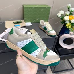 Confort Hommes Femmes Fourrure Cuir Chaussures Casual Sneaker Lady Broderie Baskets Classiques Rouge Bleu Stripe Lover Sneakers