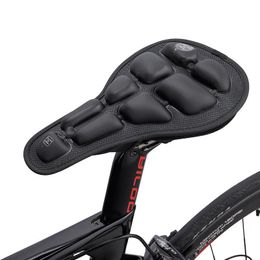 Cómodo transpirable impermeable mtb asiento de bicicleta masaje masaje protector protector cubierta protector de ciclismo al aire libre 231221