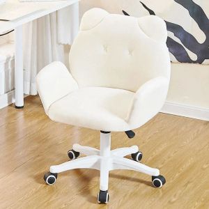 Comfortabele computerstoel Home Dormitory Student Sedentary Armchair Backlest Lift Swivel Gaming Chair Furniture Barber Chair