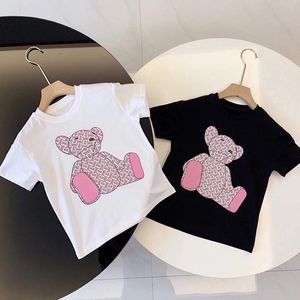 Coton confortable en été de 21 ans, nouveau T-shirt à manches courtes de B, chemisier coréen ample pour hommes femmes enfants et enfants avec le même paragraphe